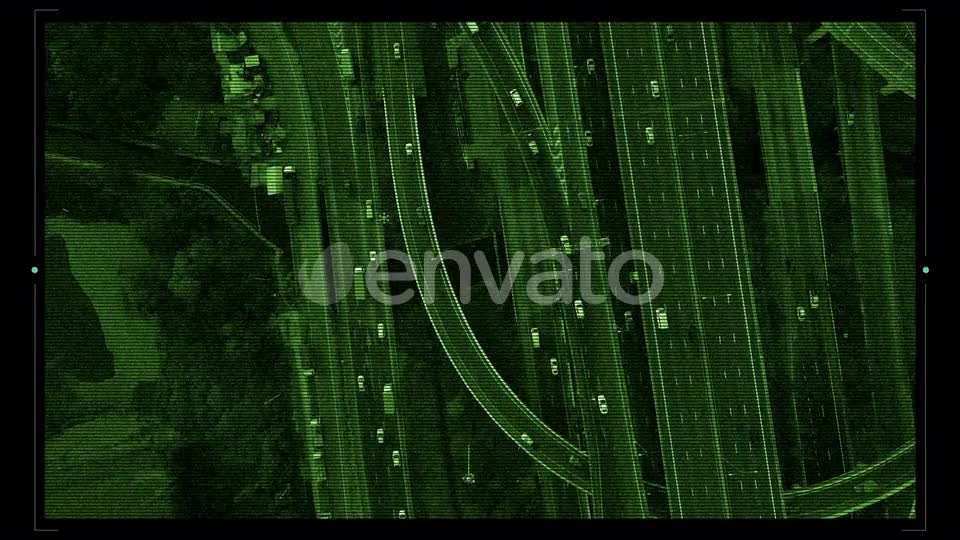 Futuristic Satellite Surveillance HUD Videohive 23292797 Motion Graphics Image 1