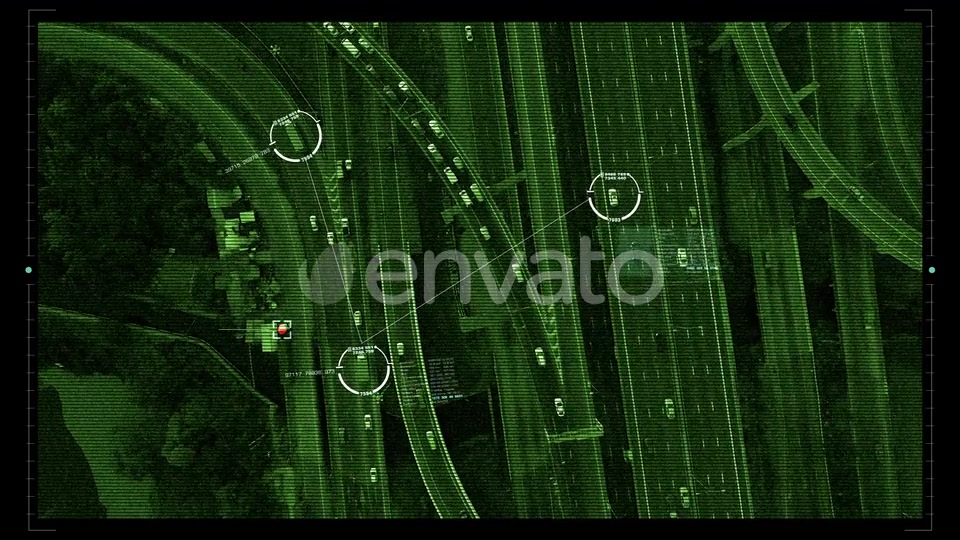 Futuristic Satellite Surveillance HUD Videohive 23292797 Motion Graphics Image 4