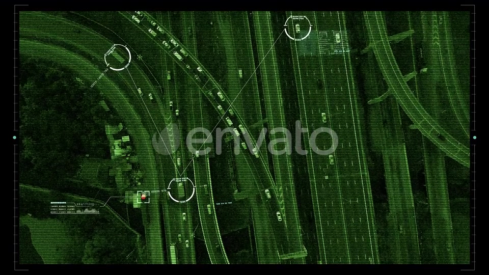 Futuristic Satellite Surveillance HUD Videohive 23292797 Motion Graphics Image 5