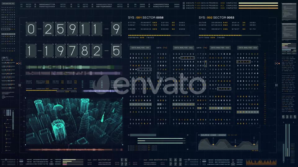 Futuristic Source Code Numbers 01 Videohive 22527829 Motion Graphics Image 7