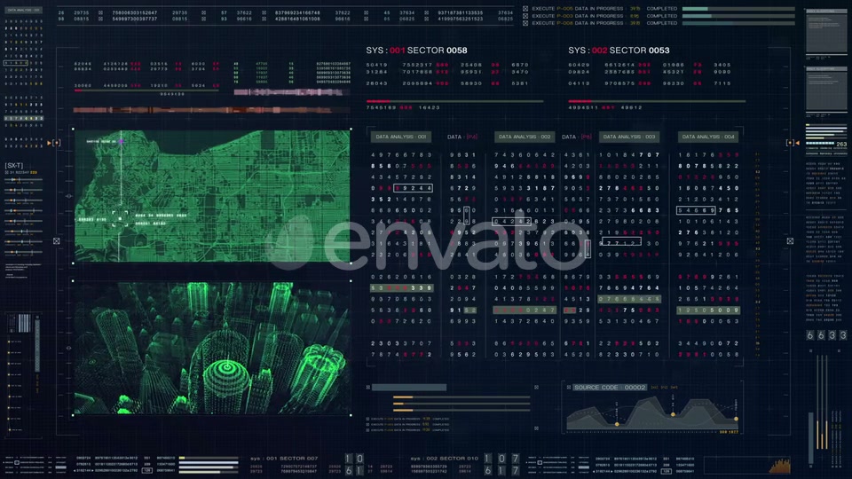 Futuristic Source Code Numbers 02 Videohive 22527828 Motion Graphics Image 2
