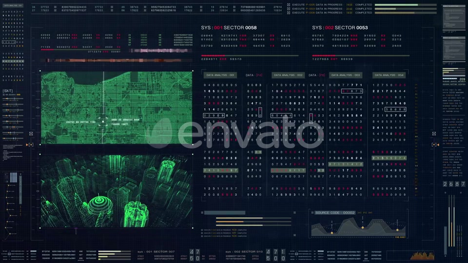 Futuristic Source Code Numbers 02 Videohive 22527828 Motion Graphics Image 3