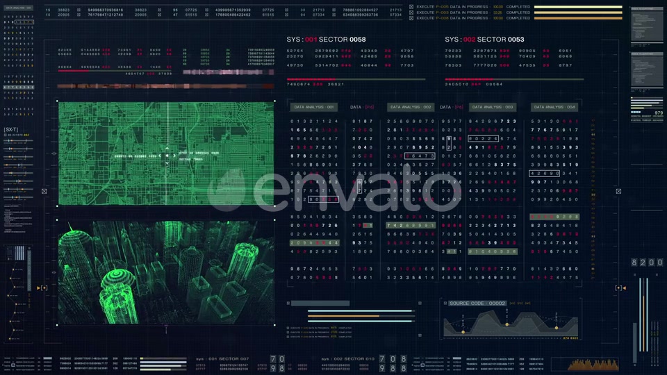 Futuristic Source Code Numbers 02 Videohive 22527828 Motion Graphics Image 4