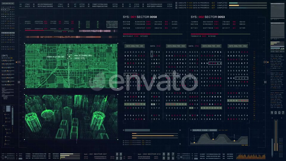 Futuristic Source Code Numbers 02 Videohive 22527828 Motion Graphics Image 5