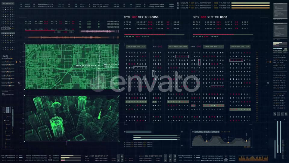 Futuristic Source Code Numbers 02 Videohive 22527828 Motion Graphics Image 7