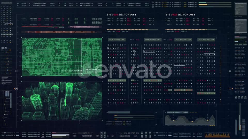 Futuristic Source Code Numbers 02 Videohive 22527828 Motion Graphics Image 8