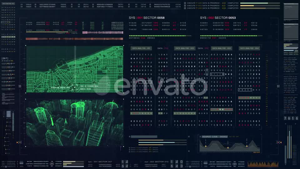 Futuristic Source Code Numbers 02 Videohive 22527828 Motion Graphics Image 9