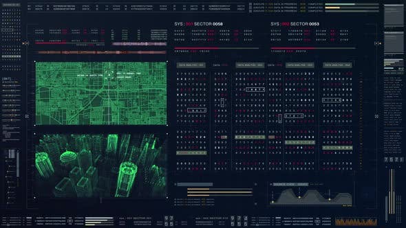 Futuristic Source Code Numbers 02 - Videohive 22527828 Download