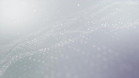 Futuristic White Particles Grids Background - Download 23436362 Videohive