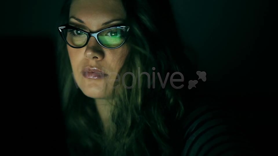 Futuristic Woman Typing Videohive 6062416 Motion Graphics Image 9