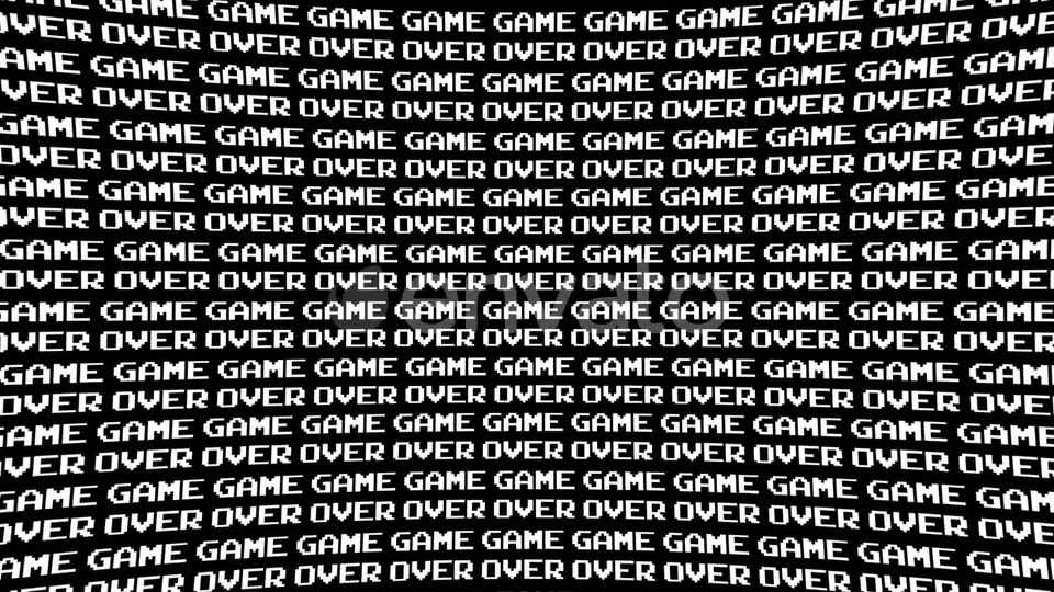 GAME OVER Glitch Text (3 Versions with Alpha) Videohive 22847216 Motion Graphics Image 6