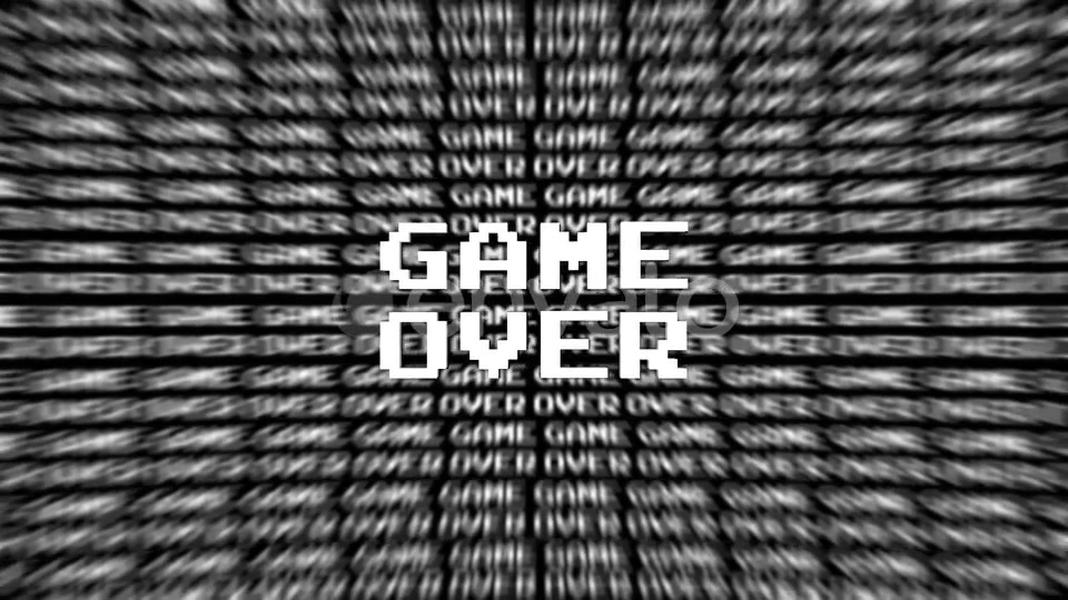 GAME OVER Glitch Text (3 Versions with Alpha) Videohive 22847216 Motion Graphics Image 9
