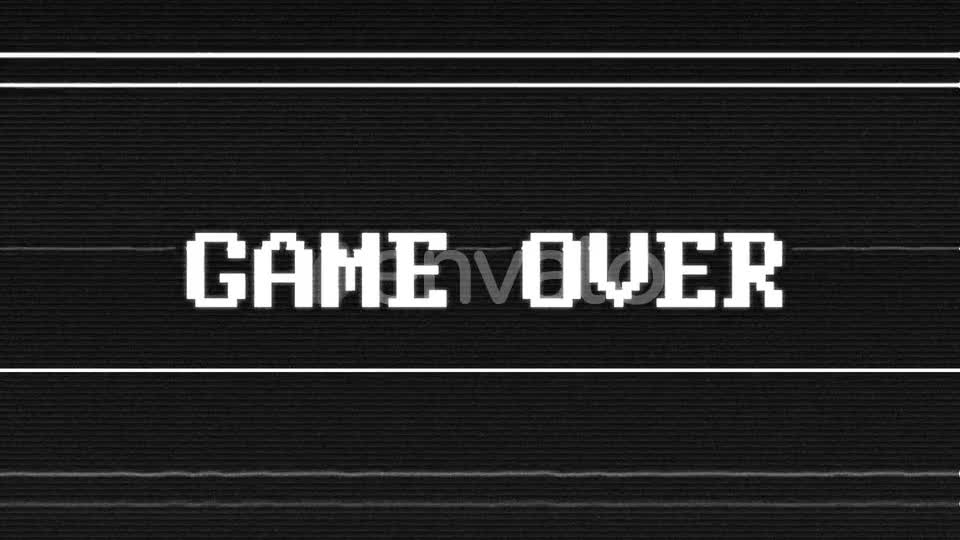 Game Over Glitch Text with Alpha Matte Videohive 24008380 Motion Graphics Image 10