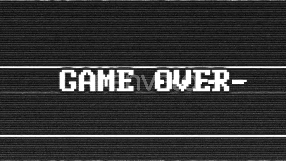 Game Over Glitch Text with Alpha Matte Videohive 24008380 Motion Graphics Image 8