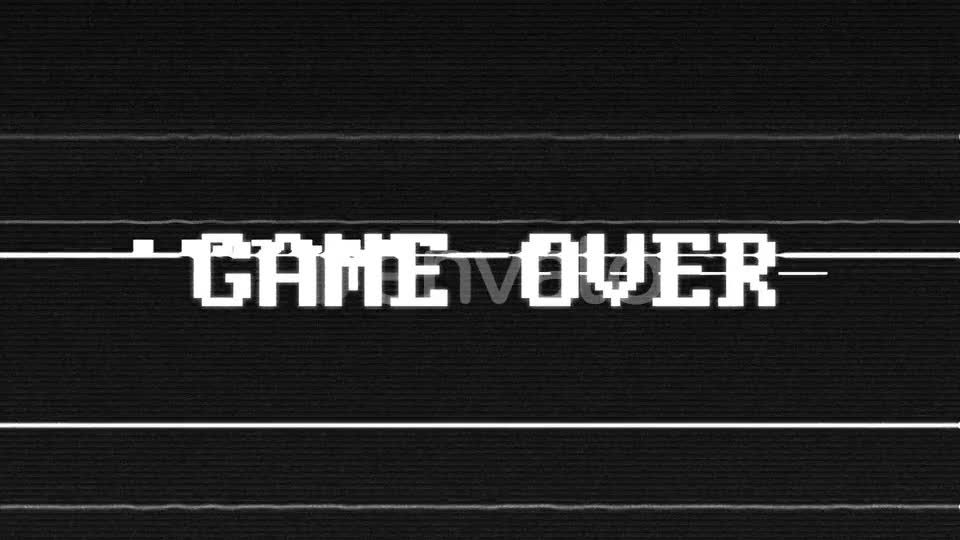 Game Over Glitch Text with Alpha Matte Videohive 24008380 Motion Graphics Image 9