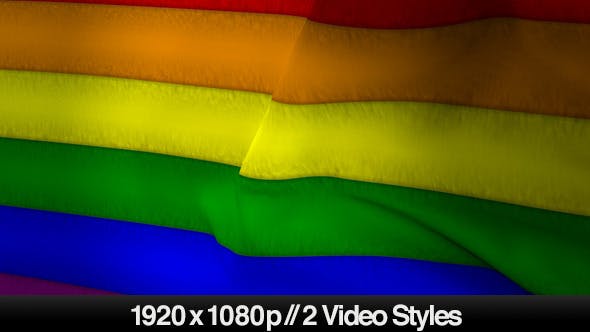 Gay Pride Rainbow Flag 2 Styles - Download 5243421 Videohive