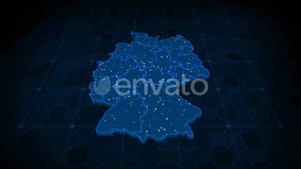 Germany Map Videohive 22376822 Motion Graphics Image 2