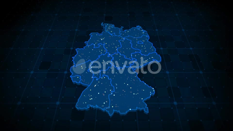 Germany Map Videohive 22376822 Motion Graphics Image 4