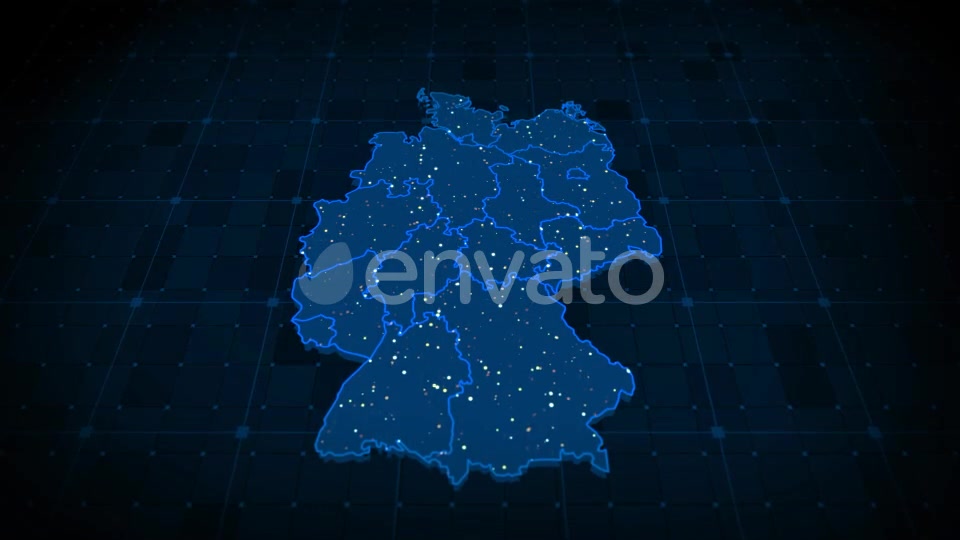 Germany Map Videohive 22376822 Motion Graphics Image 5
