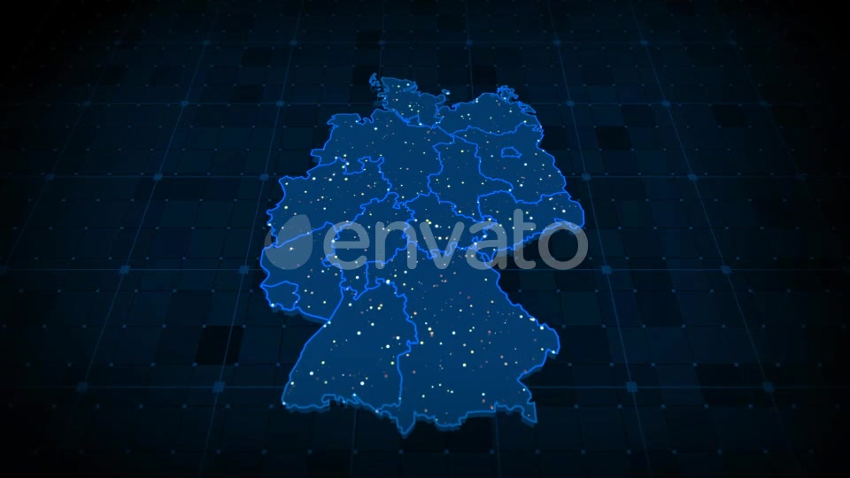 Germany Map Videohive 22376822 Motion Graphics Image 6