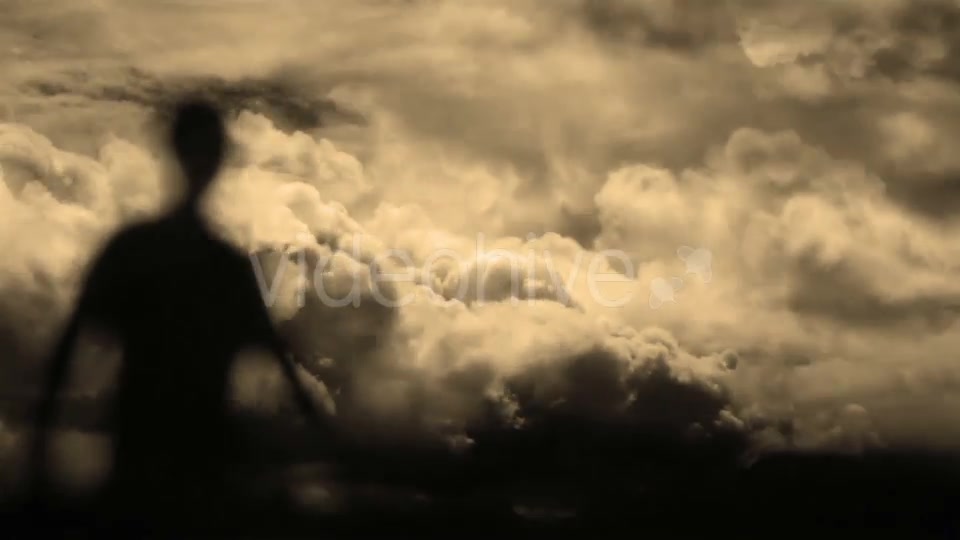 Ghost Silhouette And Lightning Storm Videohive 15896226 Motion Graphics Image 3