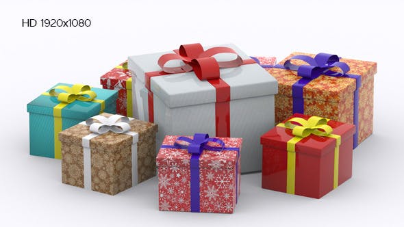 Gift Box Background - 9178645 Videohive Download
