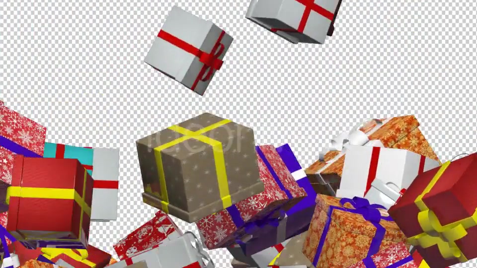 Gift Box Falling Animation Videohive 9169641 Motion Graphics Image 4