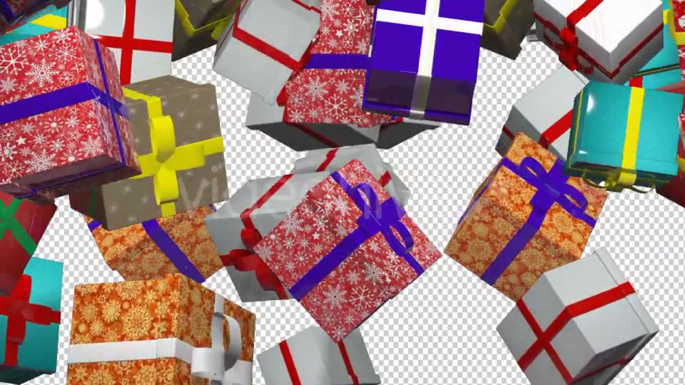 Gift Box Falling Animation Videohive 9169641 Motion Graphics Image 6