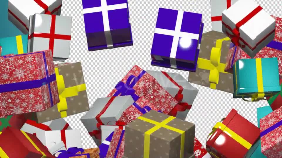 Gift Box Falling Animation Videohive 9169641 Motion Graphics Image 7