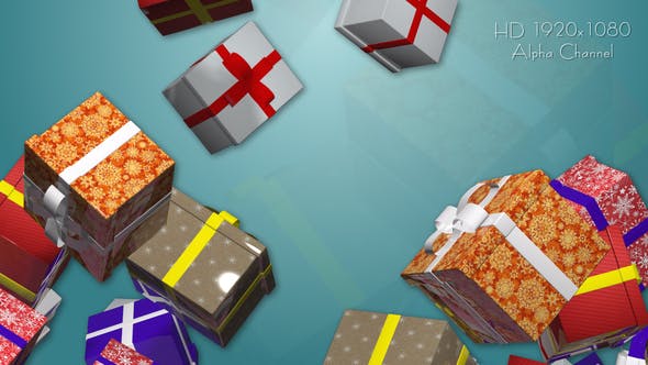 Gift Box Falling Animation - 9169641 Download Videohive