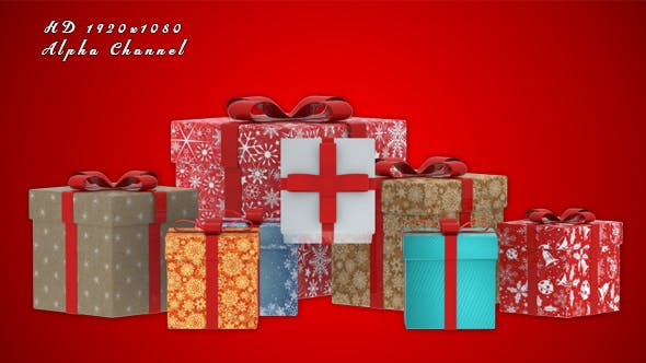 Gift Box Transition 3 - Download 13602154 Videohive