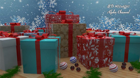 Gift Box Transition 4 - Videohive Download 13670390
