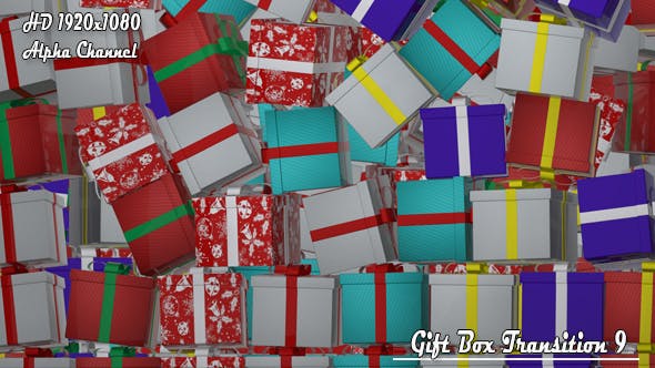 Gift Box Transition 9 - Videohive 18529696 Download