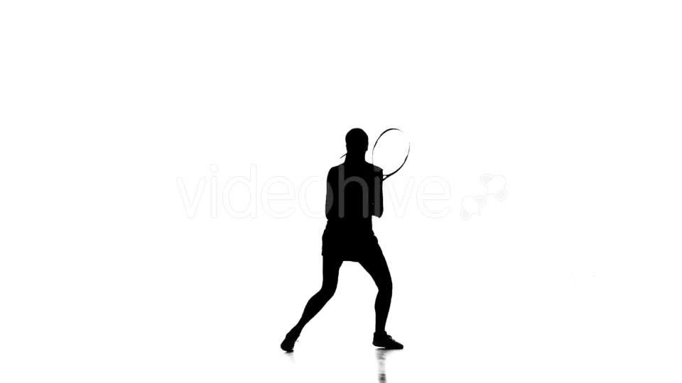 Girl Playing Tennis in the Sports Form Videohive 19235234 Motion Graphics Image 2