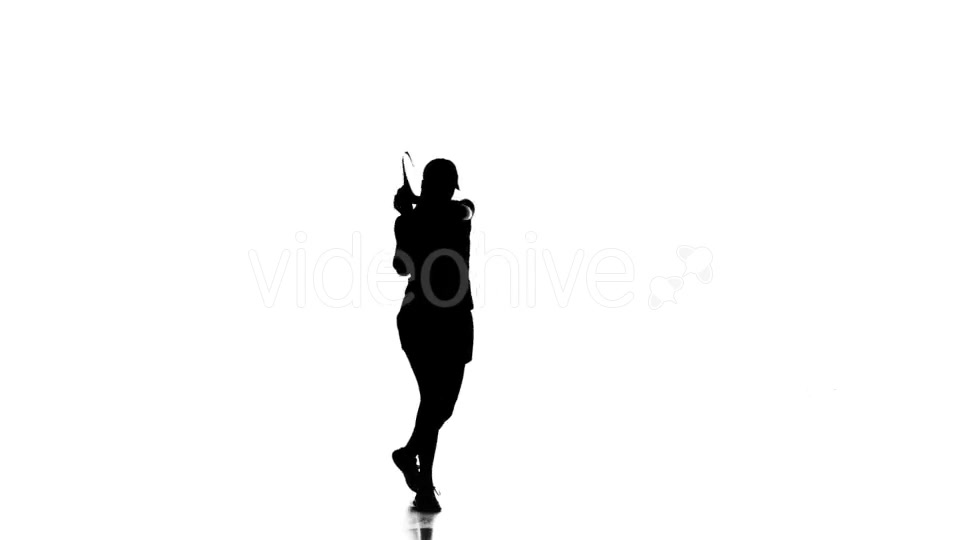 Girl Playing Tennis in the Sports Form Videohive 19235234 Motion Graphics Image 5
