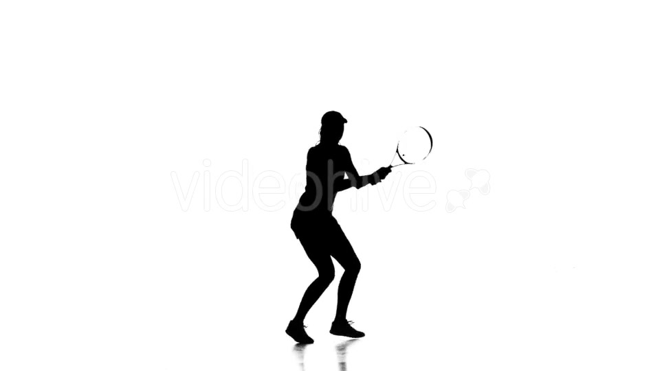 Girl Playing Tennis in the Sports Form Videohive 19235234 Motion Graphics Image 8