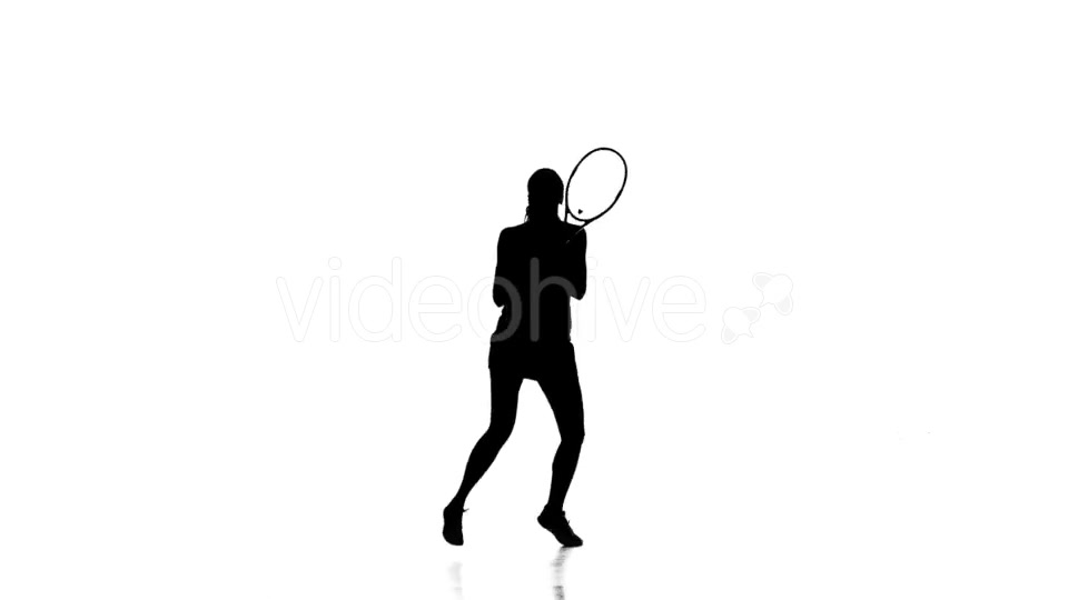 Girl Playing Tennis in the Sports Form Videohive 19235234 Motion Graphics Image 9