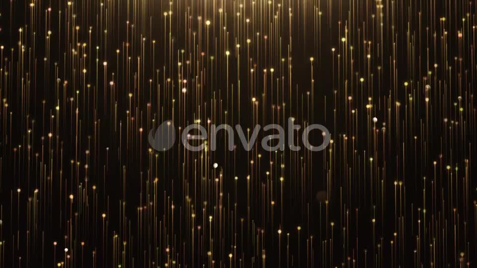 Glamorous Gold Shine Line and Particles on a Black Background Videohive 21805849 Motion Graphics Image 10