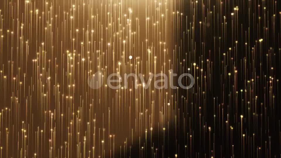 Glamorous Gold Shine Line and Particles on a Black Background Videohive 21805849 Motion Graphics Image 11