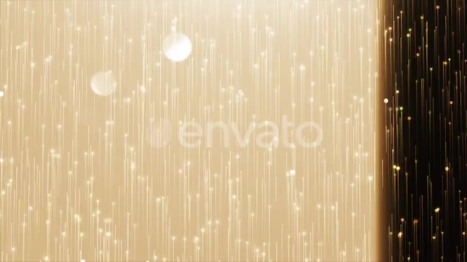 Glamorous Gold Shine Line and Particles on a Black Background Videohive 21805849 Motion Graphics Image 3