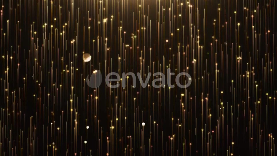 Glamorous Gold Shine Line and Particles on a Black Background Videohive 21805849 Motion Graphics Image 6