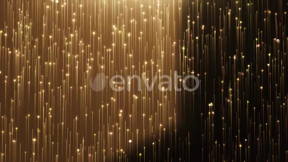 Glamorous Gold Shine Line and Particles on a Black Background Videohive 21805849 Motion Graphics Image 9