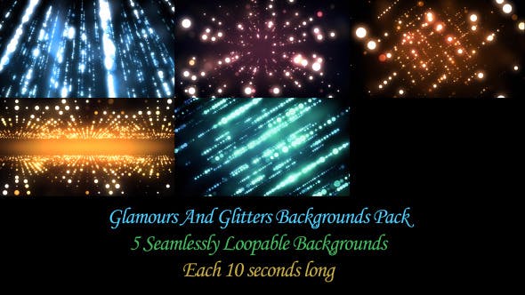 Glamour And Glitters BG Pack - Videohive 7708501 Download