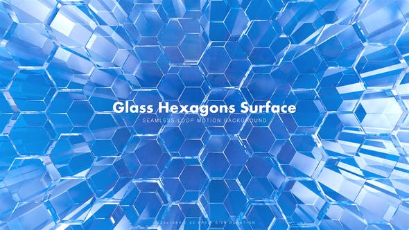 Glass Hexagons Surface - Videohive Download 20982006