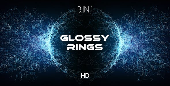 Glass Particles Rings - 19800485 Videohive Download