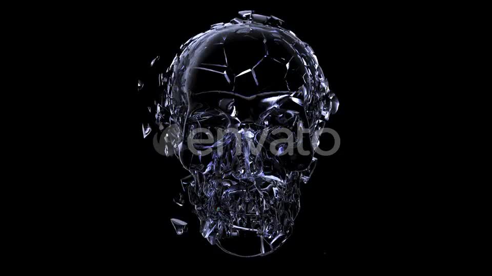 Glass Skull Explosion Videohive 24164140 Motion Graphics Image 1