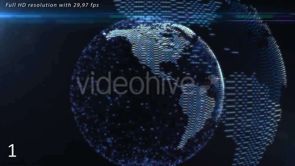Glitch Earth Hologram 7 Videohive 9866395 Motion Graphics Image 3