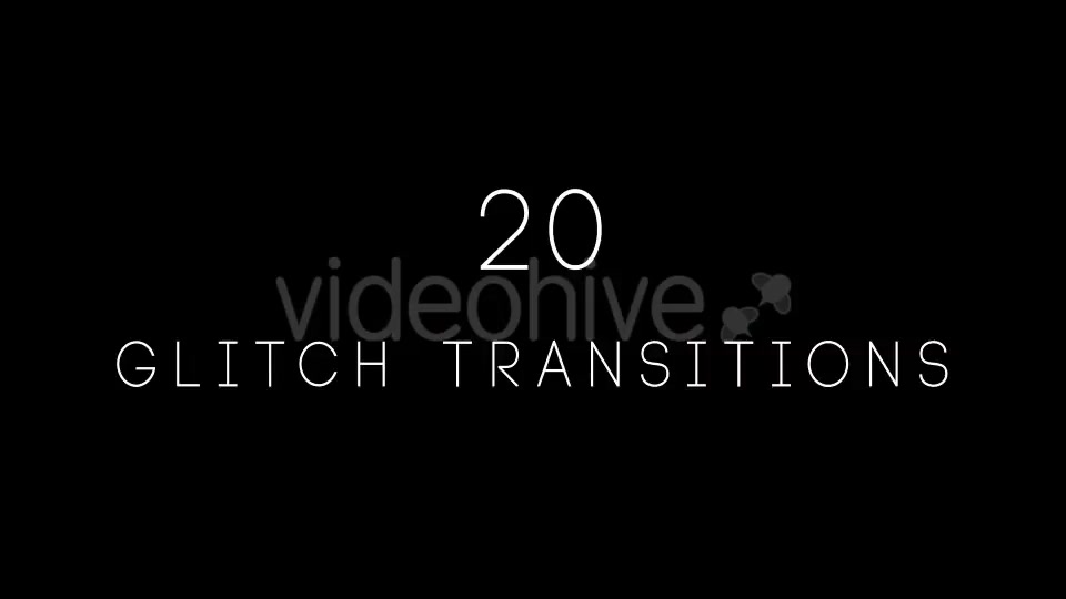 Glitch Transitions (20 Pack) Videohive 11044850 Motion Graphics Image 4