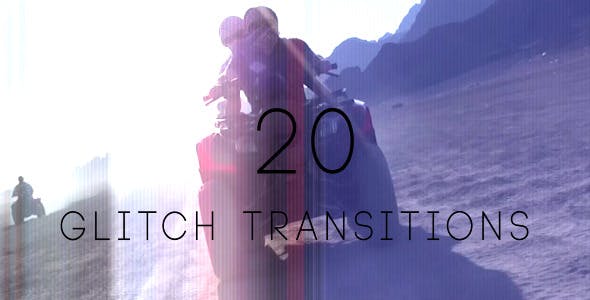 Glitch Transitions (20 Pack) - Videohive Download 11044850