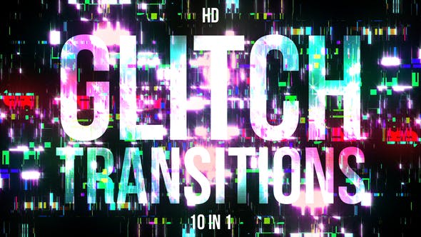 Glitch Transitions - 21645038 Download Videohive